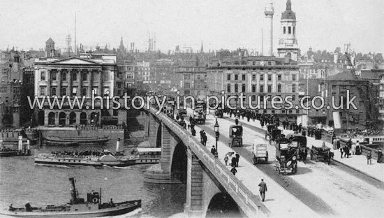 London Bridge, London, c.1910.